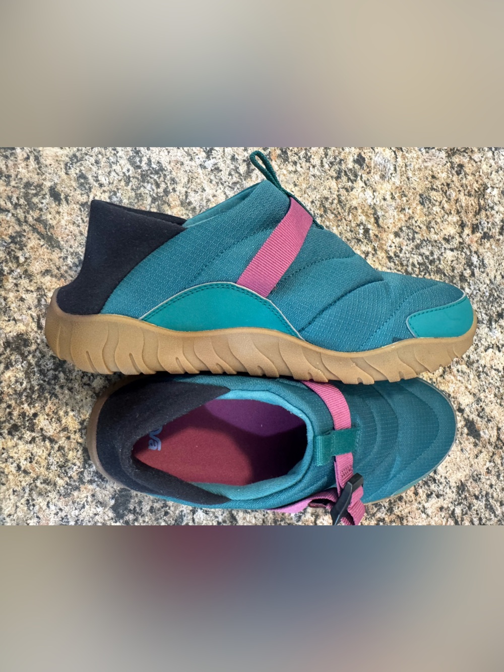 Teva ReEmber Camp Aventurine Multi Slip On Shoes Women’s Size 10 EU 41 Quilted - Picture 6 of 9